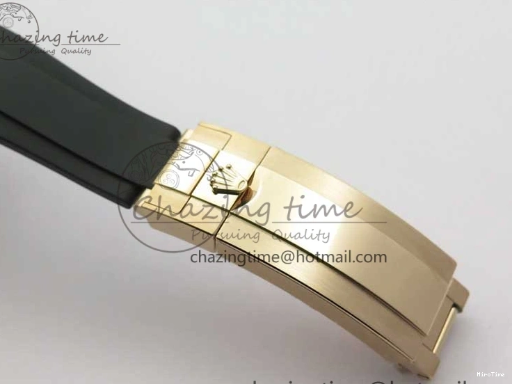 MiroTime 0523 Yacht-Master 116655 UBF 1:1 Best Edition 3D Black Ceramic Bezel on Black Rubber Strap A2836(Free Extra Strap) SunProtective 3061